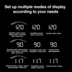 Head Up Display for Car, 3.5 Inches HUD OBD2 Head-Up Display, Digital Speedometer for Car Hud Display Windshield Used for Overspeed Warning, Battery Voltage, Water Temperature - Image 4