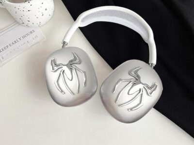 2PCS 3D Spider Emblem Car Sticker Metal Chrome Silver Spider Badges Sticker for Universal Car Vehicle, Truck, Motorcycle, RV, Scooter, SUV, Door, Window for Headphone Decorations(Silver-B0C22ZMFK8) - Image 9