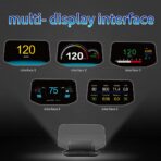 Car HUD, Head Up Display, OBD2 Gauge Display, C1 OBD2 and GPS LED OBD Car HUD Head up Display Speedometer Projector System Diagnostic Tool - Image 2