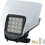 Dirt Bike LED Headlight- Universal Enduro Pit Bike Head Light Kit - Motorcycle Headlamp for TX FX TC FC