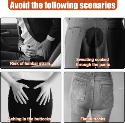 Car Seat Cover, Breathable & Anti-Slip Linen Auto Front Seats Bottom Protector with Storage Pocket, Universal Vehicle Interior Driver Seat Pad Accessory for SUVs, Cars, Sedans (Black) - Image 5