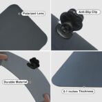 Sun Visor Extender for Car, Polarized Sun Visor for Car, Adjustable Cars Visor Extender Sun Blocker,Sunvisor Extension Protect from Snow Blindness,Glare and Harmful Light(1PCS) - Image 6