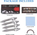 Doors Handle Cover 8pcs for Hyundai Elantra 2012-2014 Left Hand Drive Car, ABS Triple Chrome Plated, Decoration and Protection for Handle of Car - Image 6