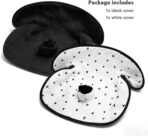 2 Pack Waterproof Baby Piddle Pads Carseat Potty Training Car Seat Protector, Waterproof Infant Car Seat Liner Cover to Prevent Pee, Leakproof and Washable (Black and White) - Image 8