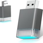 Mini Wireless Carplay Adapter for Apple iPhone,Plug and Play Easy Setup Automatic Reconnect,Convert Wired to Wireless Carplay Adapter Dongle,for Car Play 2016+ & iPhone iOS 10+ (USB A) Grey01