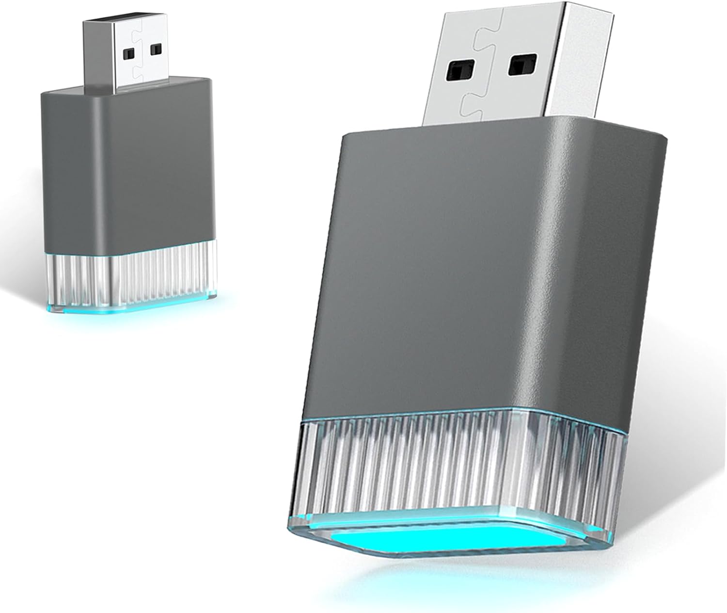 61cbnt2HXL._AC_SL1500_.jpg Mini Wireless Carplay Adapter for Apple iPhone,Plug and Play Easy Setup Automatic Reconnect,Convert Wired to Wireless Carplay Adapter Dongle,for Car Play 2016+ & iPhone iOS 10+ (USB A) Grey01 - Image 1