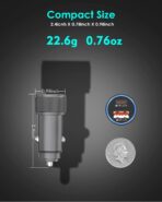 iPhone Car Charger,USB C Fast Car Charger[Apple MFi Certified] Apple Car Charging 38W Dual Port CarCharger Cigarette Lighter Adapter 2x3ft PD&QC 3.0 Lightning Cable for iPhone 14/13/12 Pro/11/Airpods - Image 6