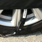 Car Cover Waterproof All Weather, Coverado Soft Cotton Lined Hail Protector Car Cover with Zipper Door, Outdoor Sun UV Rain Snow Protection Car Covers for Automobiles Universal Fit SUV (170"-190") - Image 5