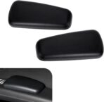 2 PCS Car Arm Rest Elbow Pads,Comfortable Car Arm Rest Cushion with Memory Foam Pad for Arm Support,Universal Car Door Armrest Pad, Universal for Most Cars, Trucks, SUVs (Black)
