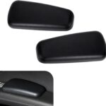 2 PCS Car Arm Rest Elbow Pads,Comfortable Car Arm Rest Cushion with Memory Foam Pad for Arm Support,Universal Car Door Armrest Pad, Universal for Most Cars, Trucks, SUVs (Black)