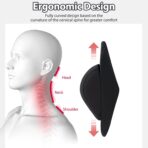 ZATOOTO Adjust Height Car Neck Pillow, Memory Foam Headrest Neck Support Pillow Adjustable Neck Pain Relieved Headrest Driving Seat Cervical Support - Image 4