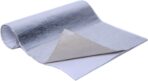 Aluminized Heat Shield Thermal Barrier Adhesive Backed Heat Blanket (12'' X 24'')