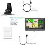 AWESAFE Car GPS Navigation System Latest 2025 Map,7 inch Touch Screen Turn-by-Turn Voice Guidance, Speed & Red Light Warning - Image 6