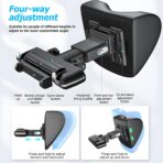 Mandark Car Neck Pillow, Memory Foam Vehicles Adjustable Support Headrest Pillow with Hook ＆ Tablet Phone Holder Mount, Multifunctional Auto Interior Accessories, Universal for SUV RV Truck (Black) - Image 7