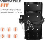 SPARKWHIZ 2 Pack Fire Extinguisher Mount for 10lb dry/5lb CO2 Extinguisher, Fire Extinguisher Mounting Bracket for Vehicle, Boat, Home, Garage - Image 2