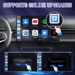 Wireless CarPlay Adapter CarlinKit 3 in 1 Ai Box Only for Wired CarPlay Touch Screen Cars, Support Android 13.0 System Wireless CarPlay Android Auto YouTube Netflix GPS+Glonass - CPC200-Tbox LED - Image 7