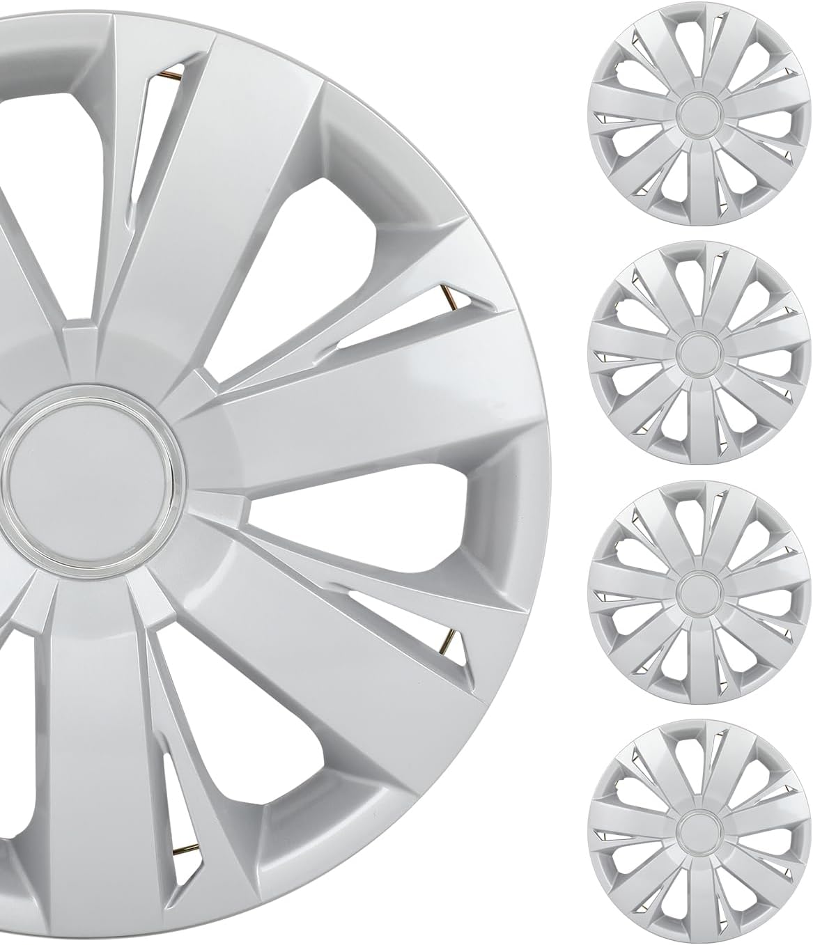 61ety9Fg4nL._AC_SL1500_.jpg SCITOO Premium 16 Inch Hubcaps Set of 4 Wheel Rim Cover OEM Style Easy Snap On Car Truck SUV Hub Cap Replacement for Mazda,for Dodge,for Ford,for Honda,for Kia,for Mitsubishi,for Hyundai,etc. - Image 1