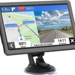 GPS Navigation for Car Truck Navigator - Navigation System 9 Inch Touchscreen, 2025 US/CA/MX Offline Maps Lifetime Free Update, Voice Guidance, Speed Cam Warning, Vehicle RV GPS para carros Trucker