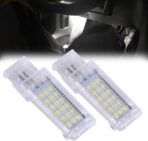 LED Footwell Under Door Glove Box Interior Trunk Lights Compatible with VW Golf MK7 GTI Jetta MK5 MK6, OEM Replacement Error Free - 2PCS (White)