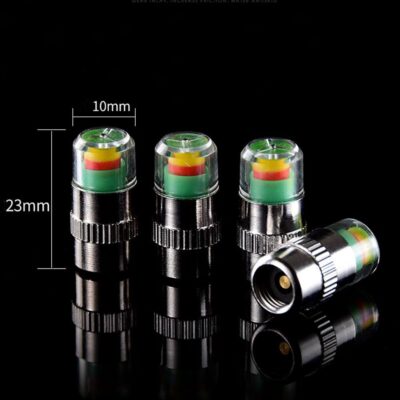 ANKI HAPPIGO 8Pcs 2.2Bar 32-to-35 PSI Car Tire Pressure Monitor Valve Stem Caps Sensor Indicator Easy to Read 3 Color Eye Alert - Image 4