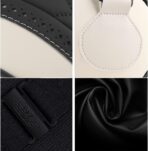 LUNDA Luxury Car Neck Pillow Car Travel Neck Rest Pillows Seat Cushion Support Napa Leather for Mercedes Benz S-Class headrest （Beige） - Image 5