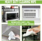 Air Jungles All Purpose Cleaning Wipes 70 Count, Bleach Free Extra Large 8" x 10" Heavy Duty for Car Interior, Kitchen, Bathroom, Countertop, Office, Tools - Non-Toxic Safe for Multi-Surface - Image 7