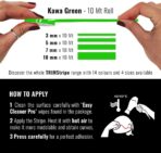 4R Quattroerre.it 10472 Trim Stripes Adhesive Strips for Cars, Kawa Green, 5 mm x 10 mt - Image 3