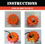 USB Rechargeable LED Road Flares Emergency Lights-Roadside Warning Car Safety Beacon Flashing Disc Flare Kit with Magnetic Base for Vehicles & Boat | 3 Beacon Disc Pack - Image 5