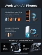 LISEN for MagSafe Car Mount, 2026 Magnetic Phone Holders for Your Car Air Vent Phone Mount, Hands Free Cell Car Phone Holder Accessories for Men Women fit iPhone 17 17e 16 15 14 13 12 Pro Max Kids - Image 8