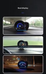 OBD2 Gauge Display Head Up Display for Car HUD Head Up Speedometer Display, GPS+OBD Dual Smart System Digital Gauge Cluster, OBD2 for Water TEM, Volt, Mileage, Overspeed, RMP - Image 6