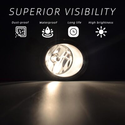 Halogen Fog Light Replacement for Nissan Altima 2008-2013/Rogue 2008-2015/Maxima 2009-2014/Versa 2012-2016/Murano 2015-2016/Pathfi Driver and Passenger Side - Image 8