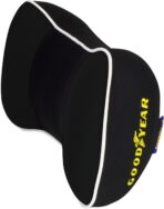 Goodyear Car Neck Pillow, Soft Memory Foam Headrest Pillow for Driving, Ergonomic Car Seat Headrest Cushion with Adjustable Strap, Breathable & Removable Cover, Neck Pain Relief, Black - Image 4