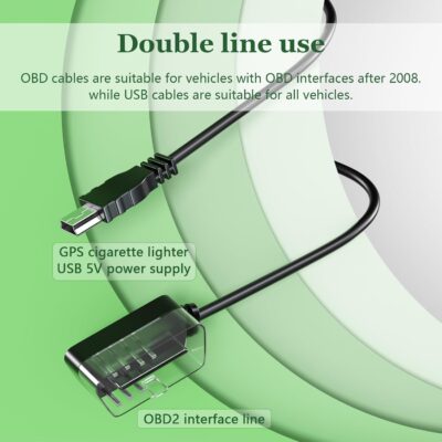 Heads Up Display for Cars M11,Universal OBD+GPS Digital Speedometer Dual System 3.5 Inches HUD with Speed,Water Temperature,Driving Mileage,Overspeed Alarm,Suitable for All Cars - Image 7