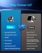 2026 Ultra Mini Wireless Carplay Adapter for iPhone & Android Auto, USB for Apple Car Play Dongle Plug & Play for iOS 10+ & Android 10+, Auto-Reconnect, Stable & No Lag - Image 4