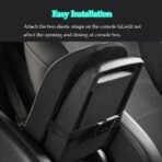 Advanced Car Center Console Pad,Memory Foam Car Armrest Cushion,Elbow Rest Pillow,Auto Armrest Pad,Great for Long-time Driving,Universal Car Armrest Seat Box Cover Protector for most Vehicles - Image 6