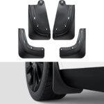 BASENOR 2026 2025 Tesla Model Y Juniper Mud Flaps Splash Guards [No Drilling No Tape] All-Weather Mud Guard, Tire Protector Mudflaps for Model Y Juniper 2025 2026