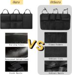 Car Trunk Organizer, Detachable Car Backseat Hanging Organizer with 7 Large Storage Pockets, Collapsible Back Seat Organizer Car Interior Accessories for SUV, Van, Jeep - Image 4