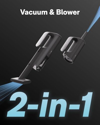 HOTO BlowVac™ Handheld Vacuum Cordless, Car Vacuum Cleaner with 23000Pa High Power, 3 Suction Modes, Electric Compressed Air Duster Blower for Car Interior, Desk, Boat, Home, Outdoor - Image 3