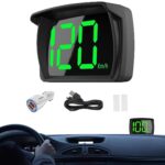 Digital GPS Speedometer MPH, Heads Up Display with Large LED Font, Golf Cart Universal HUD Speed Meter for Car, Truck, Motorcycle