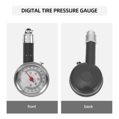 Didiseaon High-Precision Dial Tire Pressure Gauge for Cars and Motorcycles Digital Display, Portable Car Pressure Monitor Tool in Protective Plastic Case for Accurate Tire Testing - Image 9