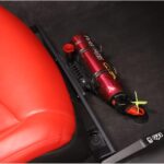 Quick Release Adjustable Aluminum Fire Extinguisher Holder Mount Bracket Compatible with Corvette C8 Stingray Z06 Z51 2020 2021 2022 2023, Aluminum Car seat fire Extinguisher Bracket, Car Accessories