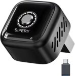 Wireless Carplay Adapter 2in1, 2026 Upgrade Wired to Wireless for CarPlay/Android Auto, WiFi 6 Mini Plug & Play, USB/Type C, Smart Button Dongle Auto-Connect for iPhone iOS 10+ Android 11+