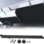 2026 Retractable Windshield Sun Shade Automatic Car Sunshade for Windshield, UV & Heat Protection, Keep Cool and Protect Interior, Adjustable Universal Fit for Car Trucks SUVs (Not for Large Trucks)