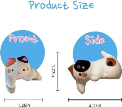 Cat Car Dashboard Decor - Cute Cat Figurine - Funny Dashboard Decor for Cute Car Ornament Gifts and Interior Decors (Kitty A) - Image 6