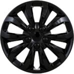 CCI Wheel Covers 106114BLK, Automotive Grade ABS, Gloss Painted/Black, 14 Inch, 10 Spoke, Universal Fit - Image 3