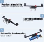 Car fire Extinguisher mounting Bracket Compatible with Toyot@ 86/Subaru BRZ 2022-2026 Fire Extinguishing Installer Under Passenger Seat Quick Release Adjustable Fire Bracket Accessories (Black A) - Image 8