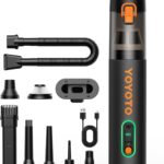 Car Vacuum, Handheld Vacuum Cordless with 21000Pa Powerful Suction & 3 Modes, 4-in-1 Portable Hand Held Mini Vacuum Cleaner Rechargeable, Ultra Light for Car Home Office (Black)