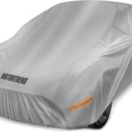 Motor Trend SafeKeeper Heavy Duty Car Cover Waterproof All Weather, Multi-Layered Truck SUV Car Cover for Snow Rain Sun UV Protection, Full Exterior Car Covers for Automobiles (Fits up to 210" Length)