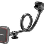 APPS2Car Magnetic Phone Holder for Car, 14-Inch Anti-Shake Windshield Phone Mount for Truck [Flexible Long Arm], Gooseneck Cell Phone Car Mount [6 Strong Magnets] Fit for iPhone & Android Smartphones