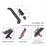 Aunginsy Car Trunk Fire Extinguisher Mount Holder Fit for Toyota FJ Cruiser 2007-2021, Quick Release, Roll Bar, Silver, Carbon Steel & Aluminum Alloy Frame - Image 7